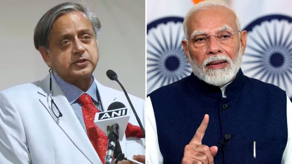 shashi tharoor pm modi