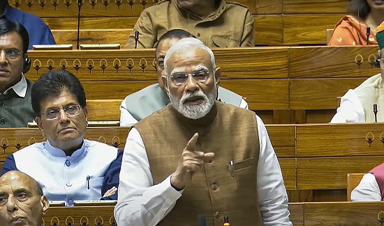 Pm narendra modi speech on opration sindoor in parliament of india