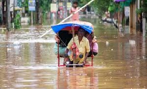 flood in india to climate change