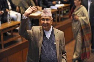 PM OP sharma oli resign