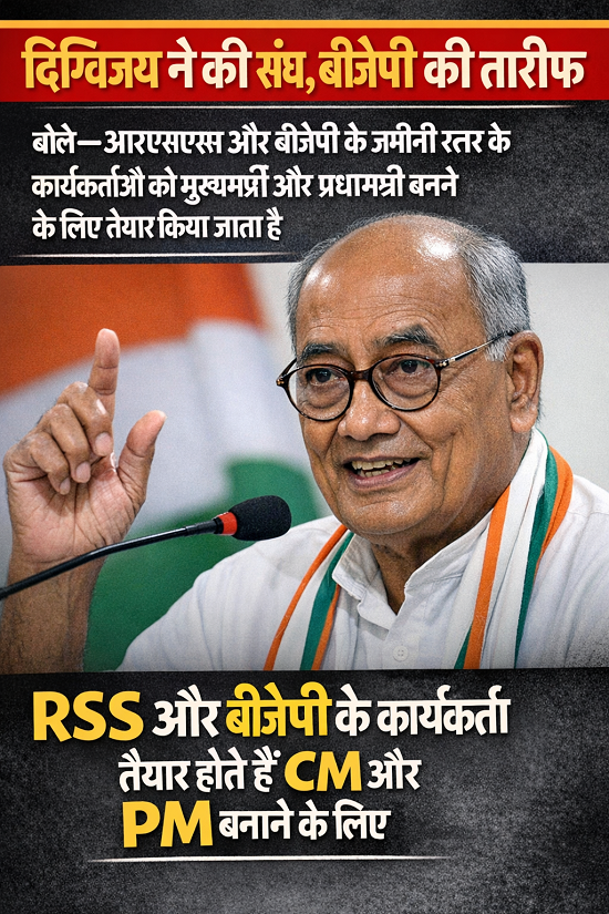 digvijay singh speak rss bjp pm modi