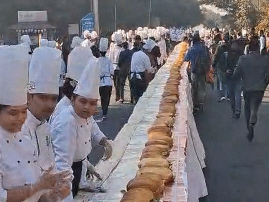 sandwitch make in bhopal of the world record