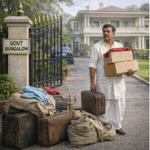 mp ministr & officers out govt banglow