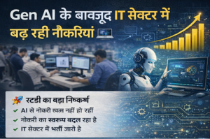 it sectors increased job foe gen ai in india