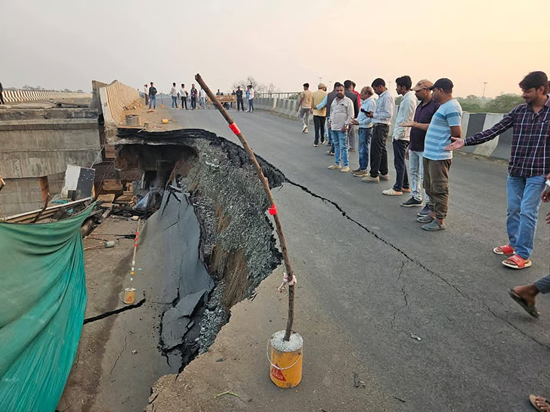 jabalpur-bhopal Nh overbridge colapse