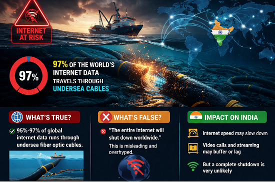 internet cable damage in sea midile east war1