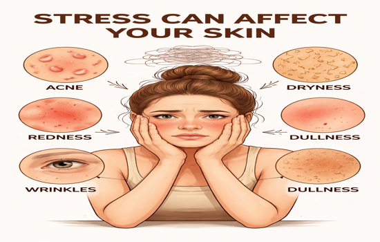 stress can effect skin