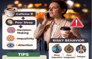 Coffe drink at night at risky1