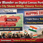 Indian City Shown Within Chinese Territory