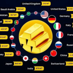 gold researve in world