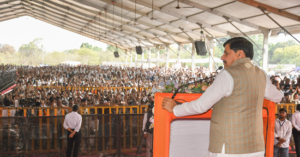 cm mohan yadav in jamboori maidan