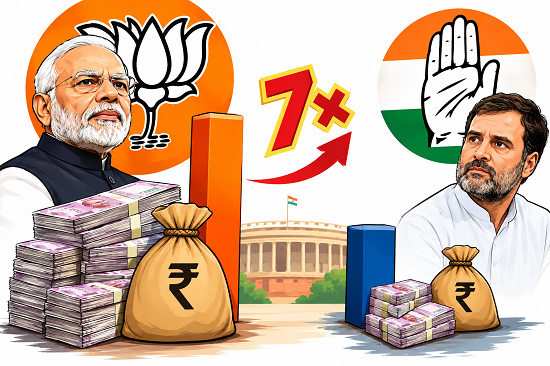 bjp & congress chanda