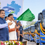 nitin gadkari in mp inogration cm sugam bus service